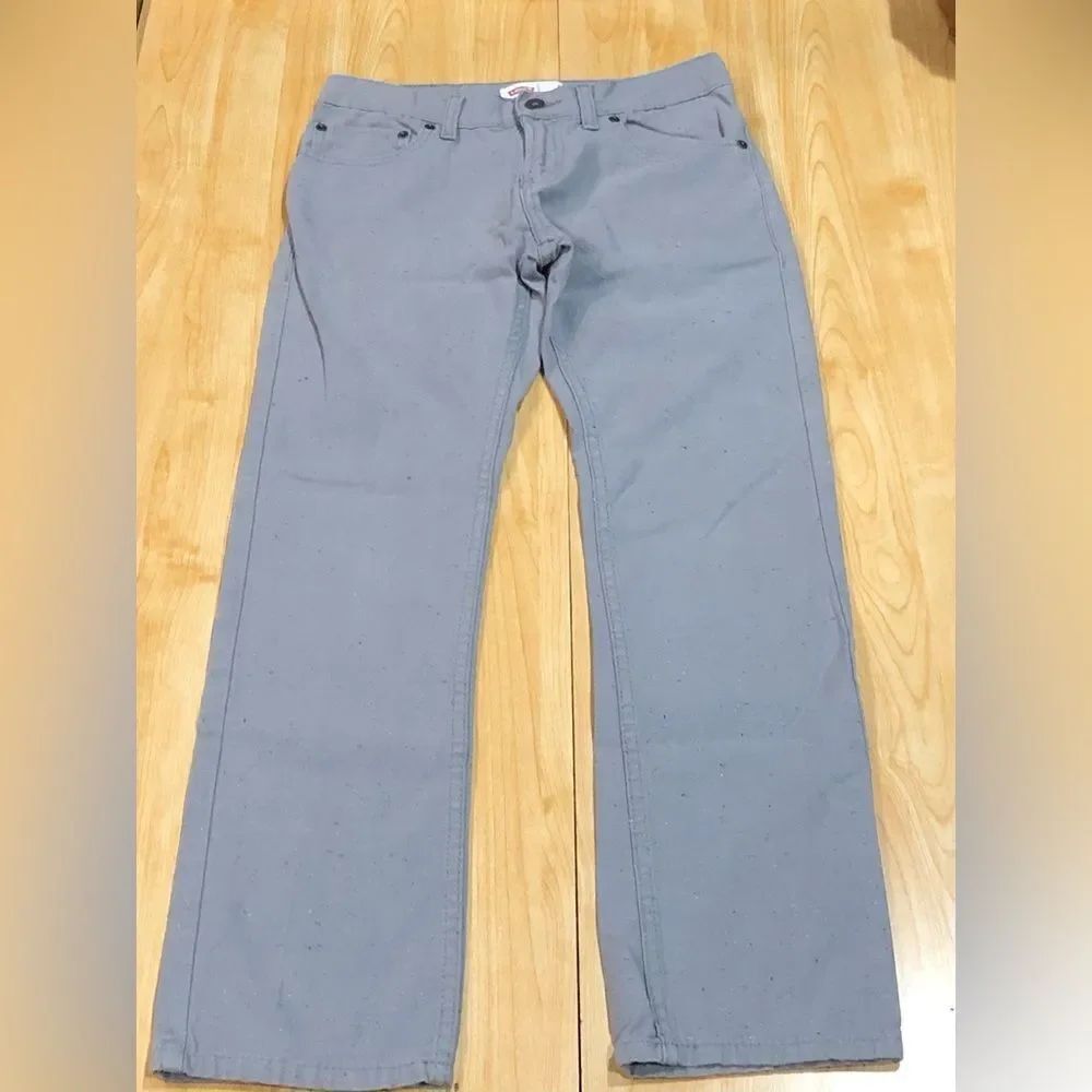 Boys Levi's Slim Jeans Size 14 Gray Slim Fit Pants